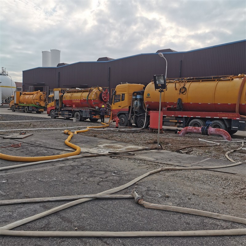 松原污水池清理