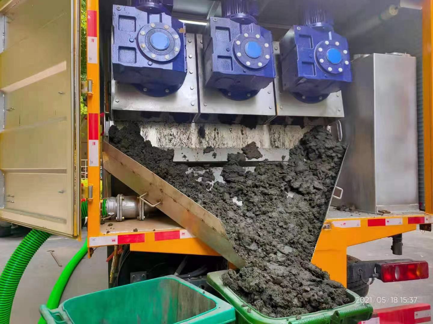 松原化粪池清掏城市维护站-泥浆净化干湿分离处理